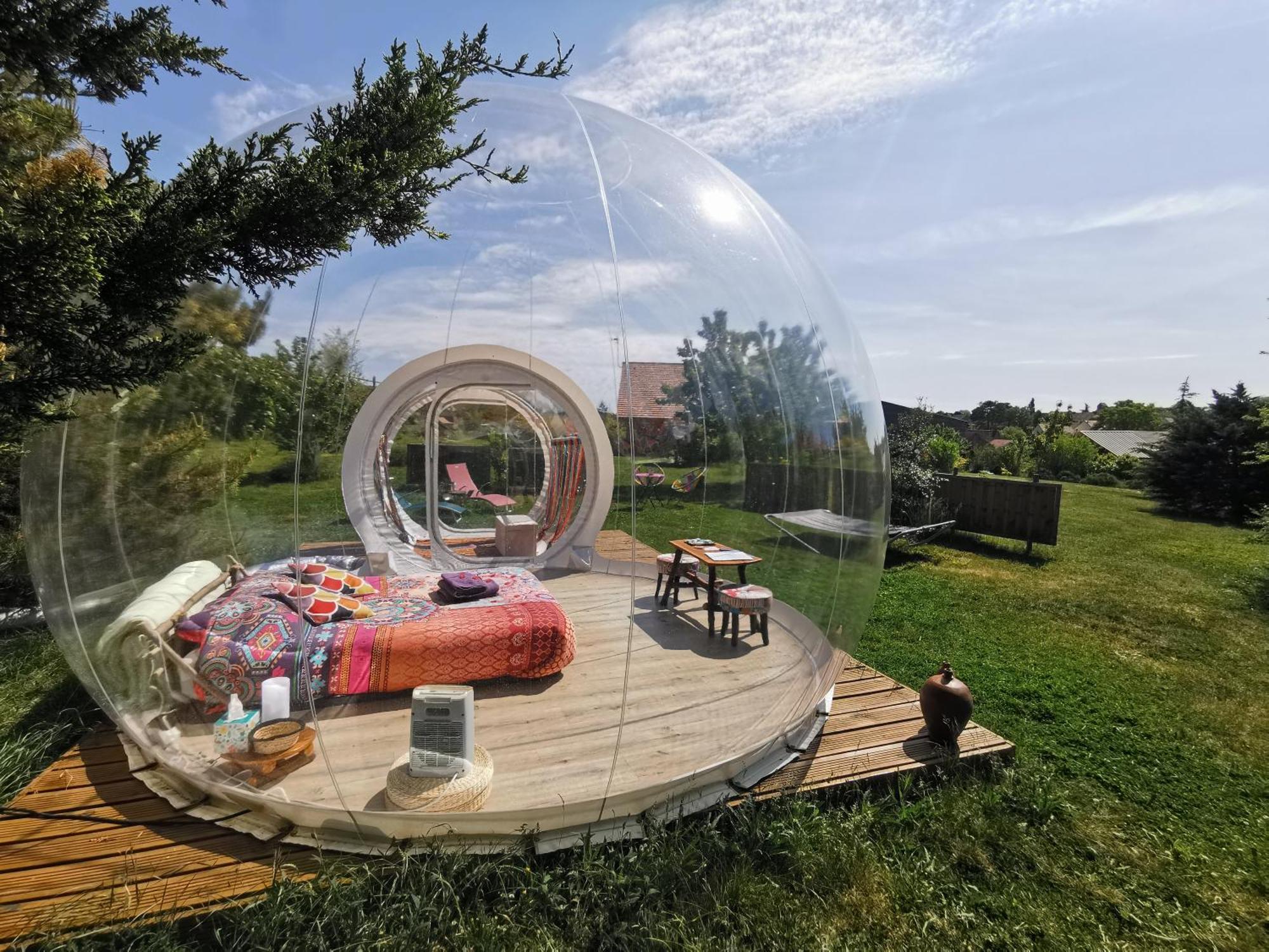 Champmotteux La Bulle Des Champs Bed & Breakfast 部屋 写真